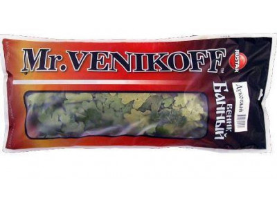 Веник дубовый Mr.VENIKOFF в прозрачной упаковке