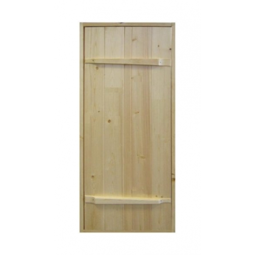 Дверь массив Ласточкин хвост (сосна) 1800*700