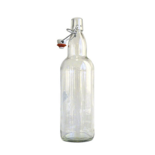 Бутылка с бугельной пробкой 0,5 прозрачная