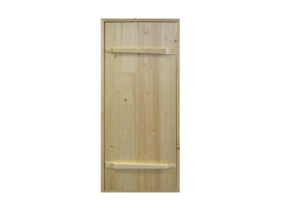 Дверь массив Ласточкин хвост (сосна) 1800*800