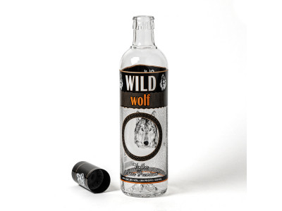 Бутылка сувенирная "Волк" 0,5л