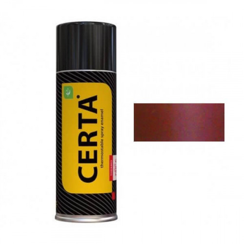 Эмаль Церта термостойкая красно-коричневая аэрозоль 0,52л